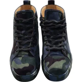 Louis Orlato Flat Camouflage High Top Sneakers