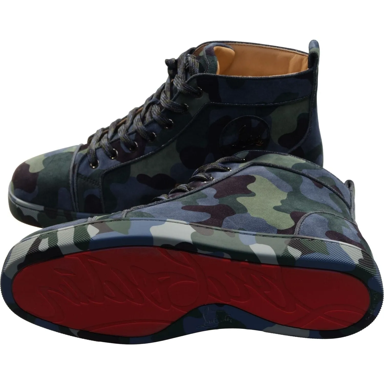 Louis Orlato Flat Camouflage High Top Sneakers