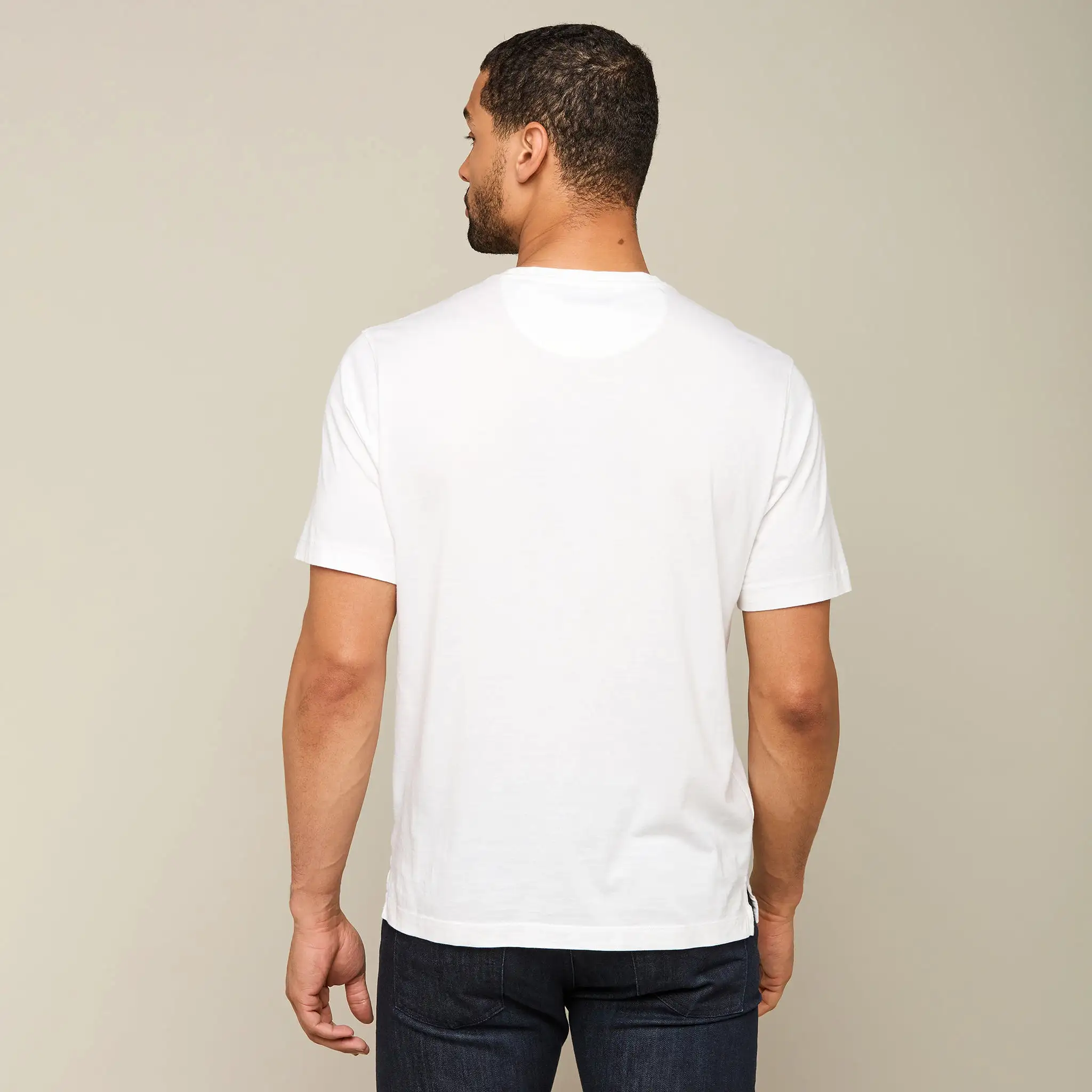 Lucchese Pima Cotton Tee :: White