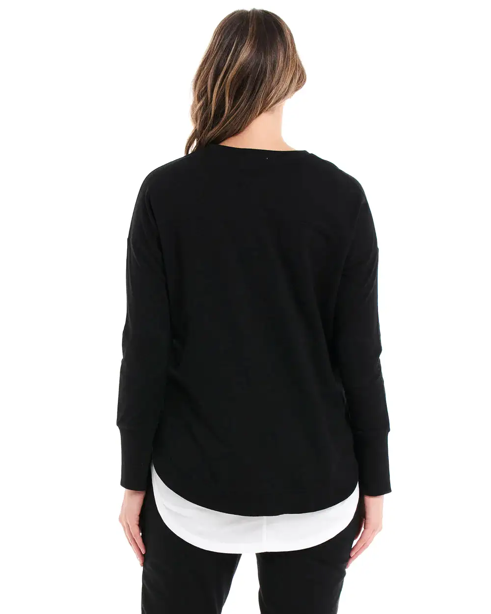 Lucy French Terry Sweat - Black