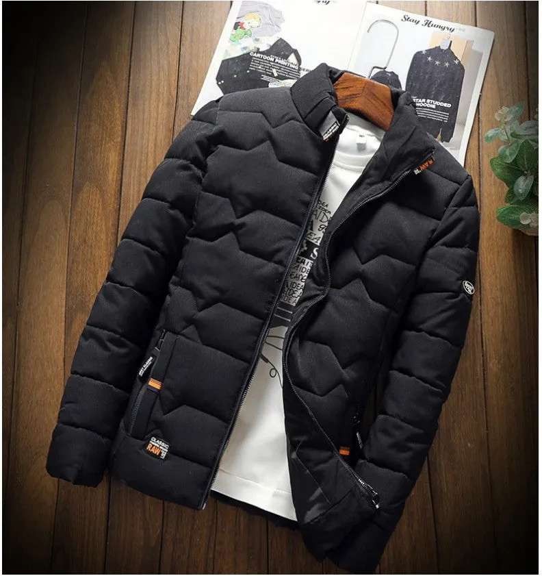 Men's solid fashion cotton jacket for Men