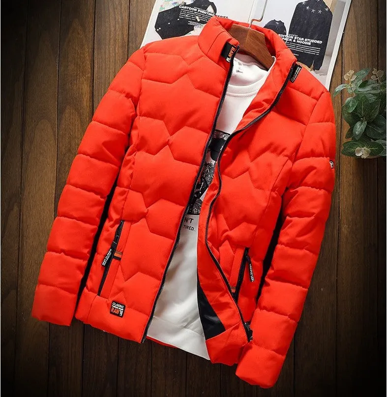 Men's solid fashion cotton jacket for Men