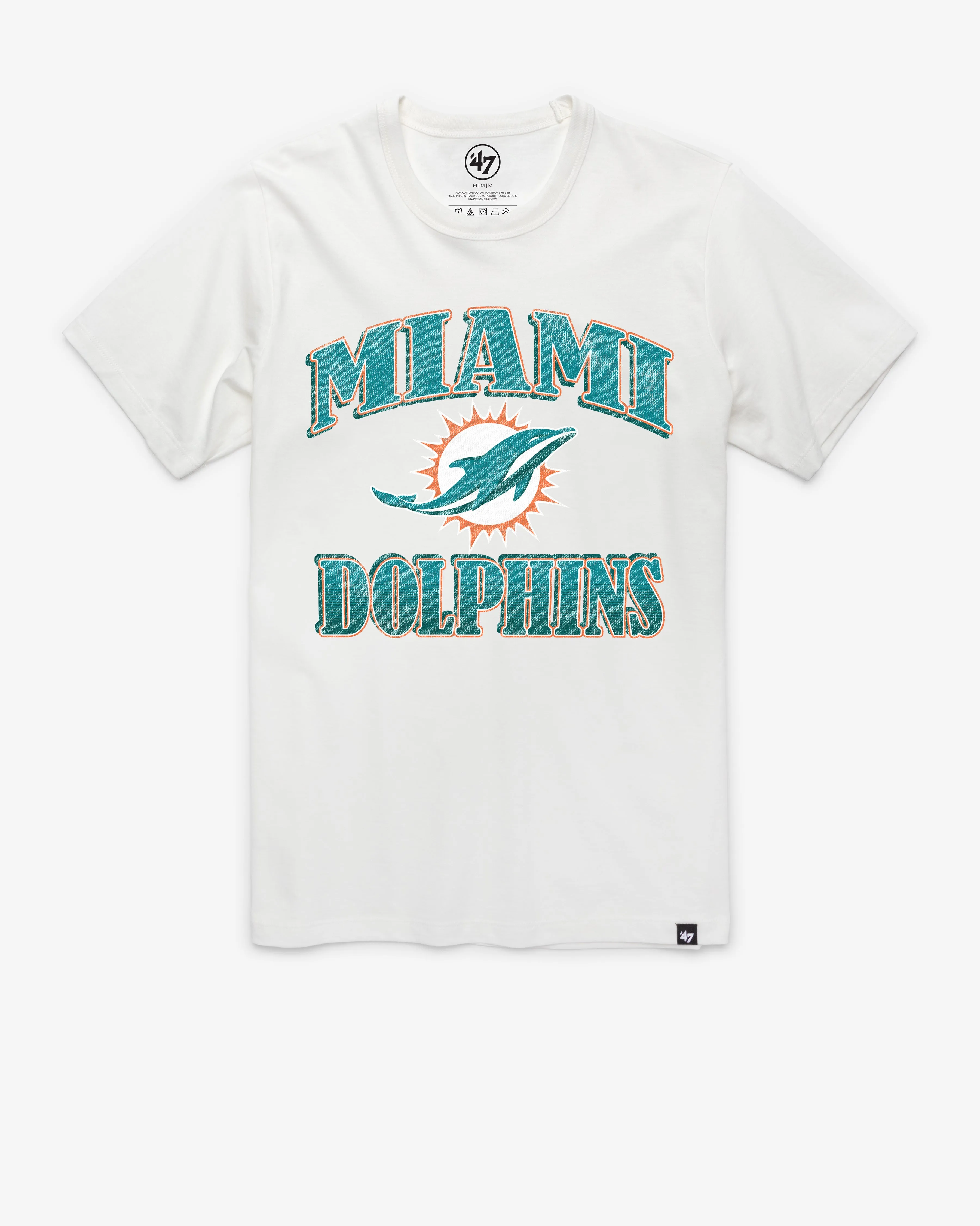 MIAMI DOLPHINS OVERRUN '47 FRANKLIN TEE