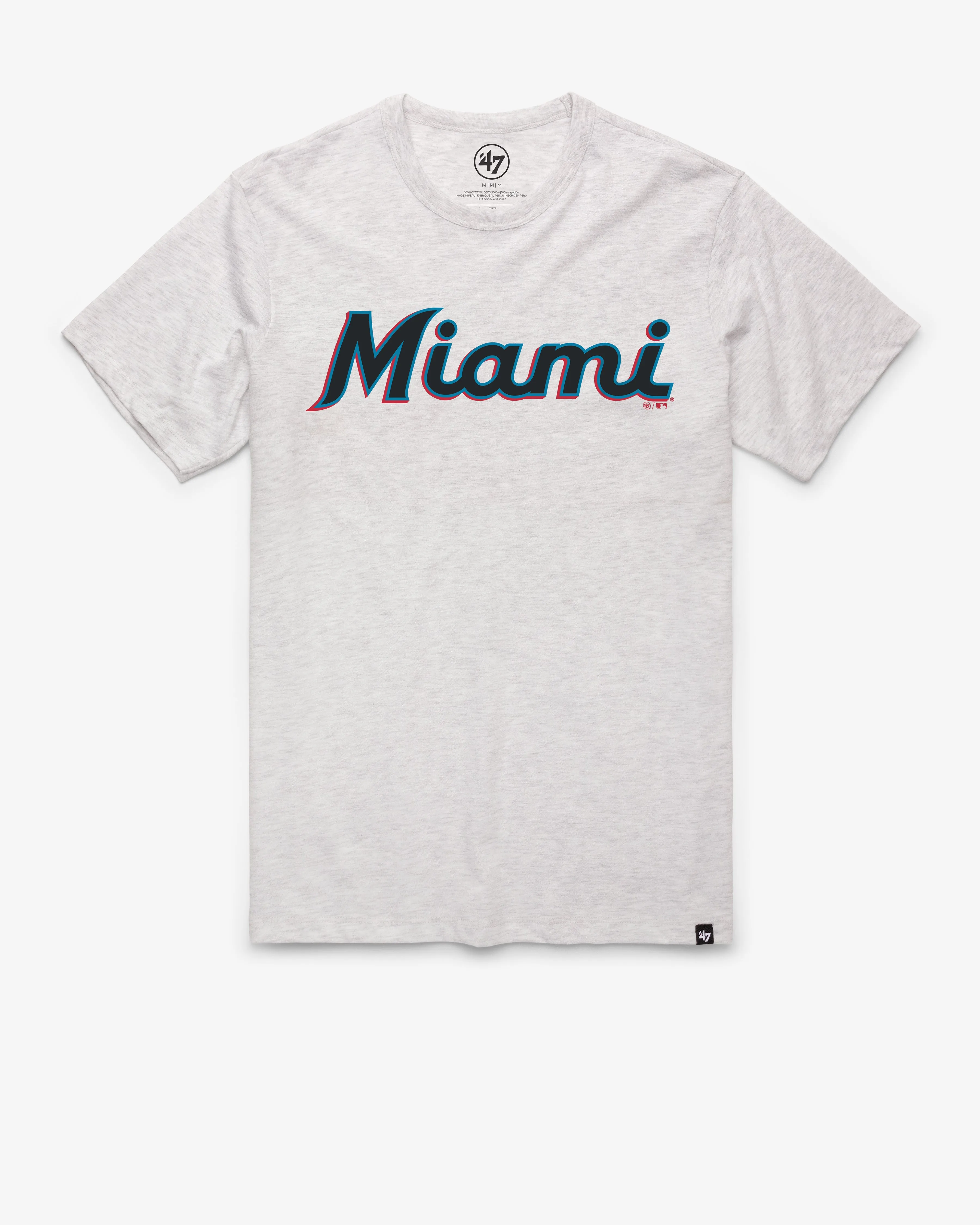 MIAMI MARLINS WORDMARK '47 FRANKLIN TEE