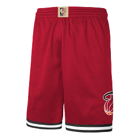 Mitchell & Ness Miami HEAT HWC Red Swingman Youth Shorts