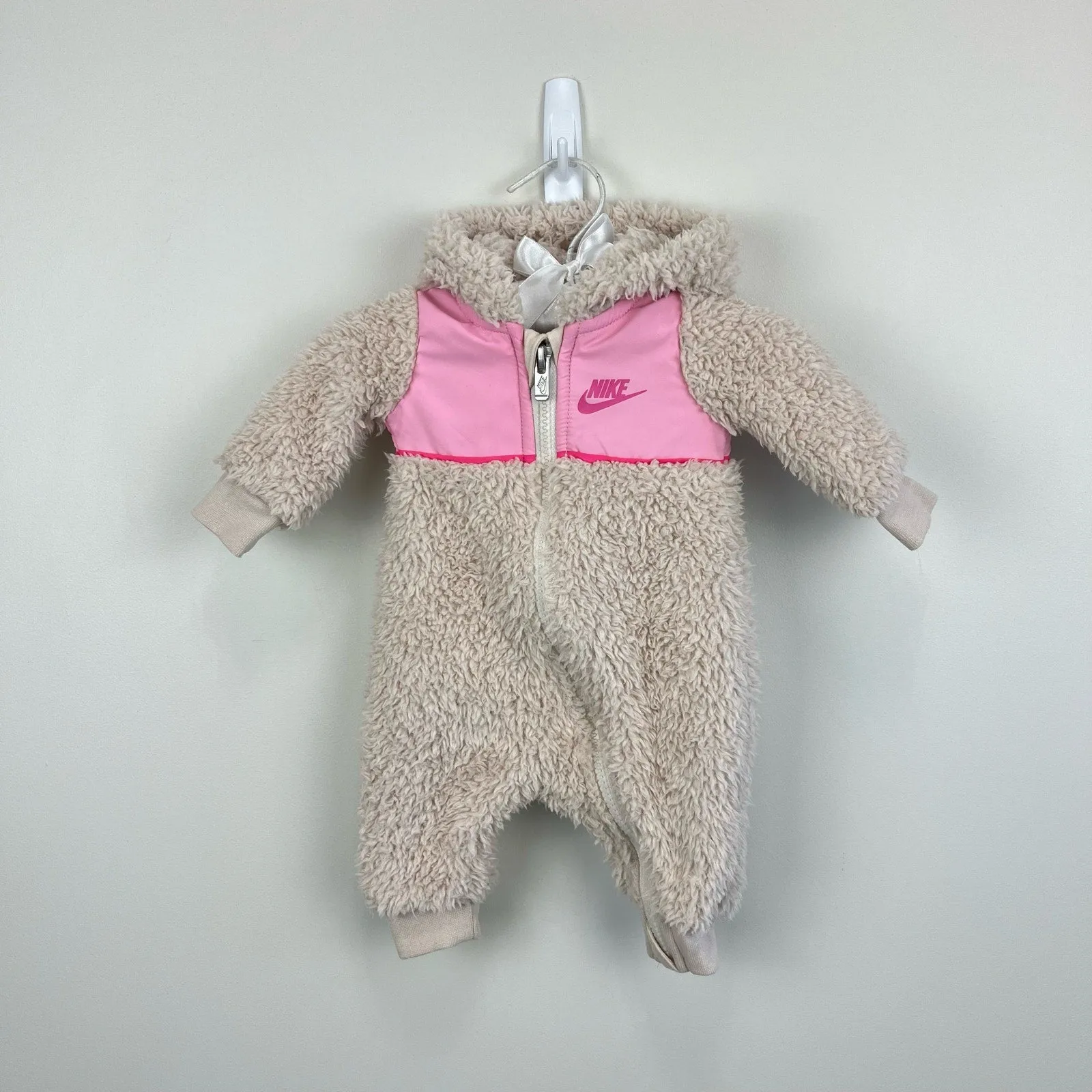 Nike Hooded Sherpa Coverall Newborn