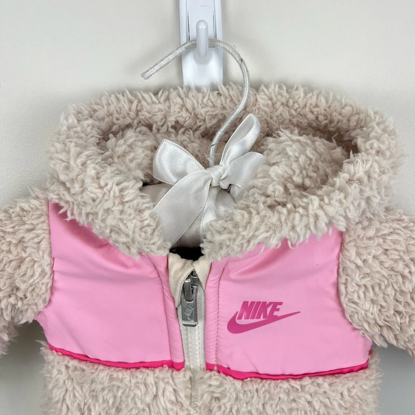 Nike Hooded Sherpa Coverall Newborn