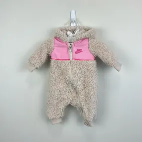 Nike Hooded Sherpa Coverall Newborn