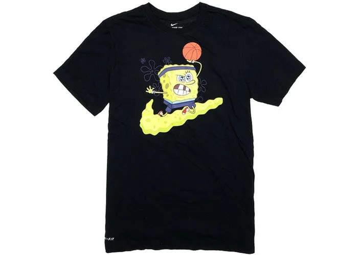 Nike kyrie x spongebob dri-fit tee black