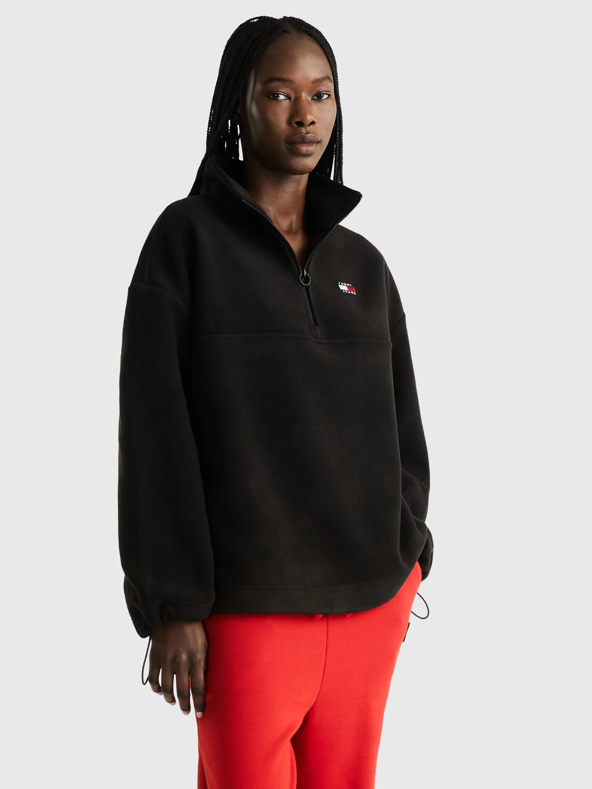 Oversized Badge Polar Fleece | Sweatshirts & Hoodies | Tommy Jeans