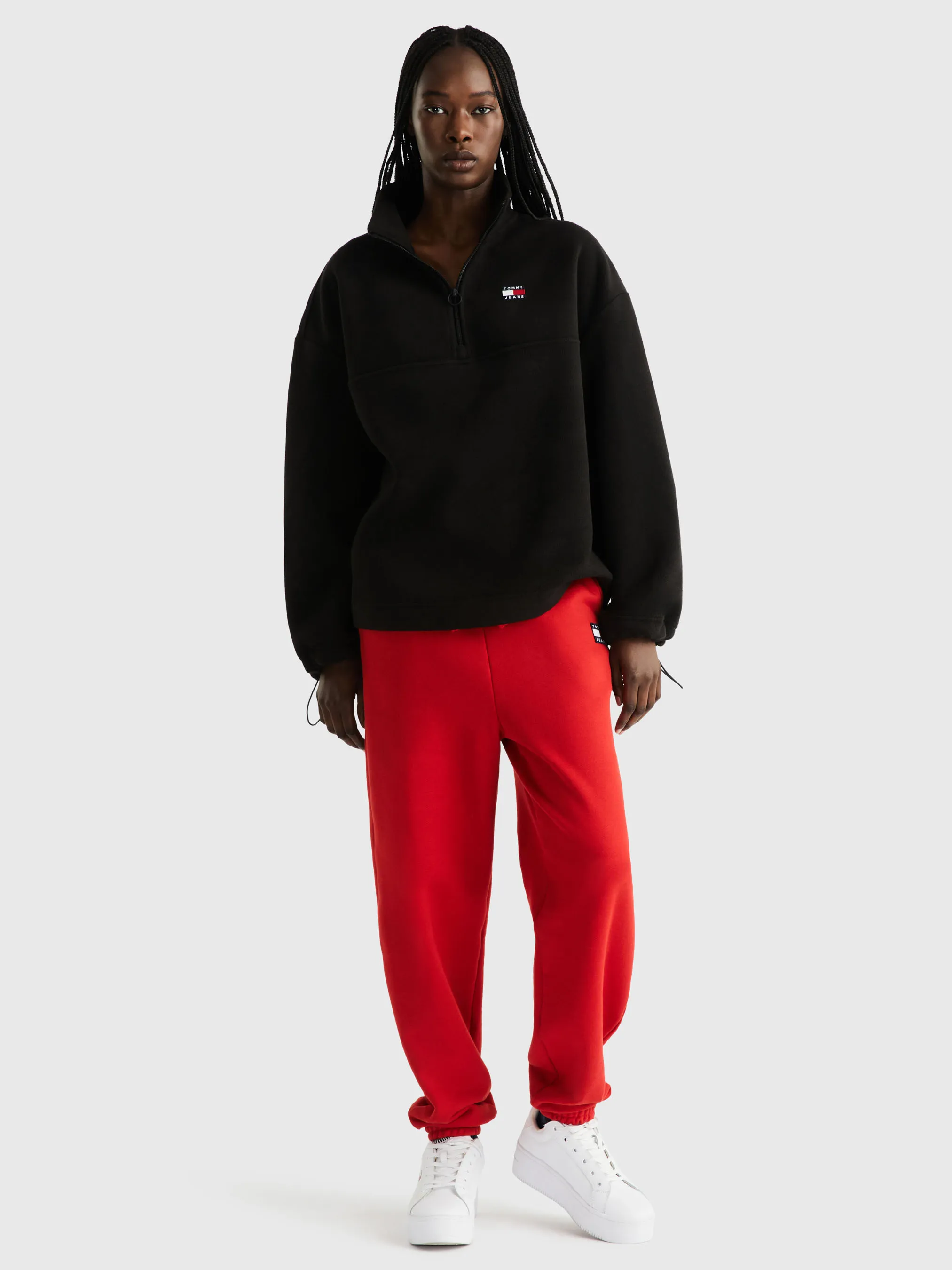 Oversized Badge Polar Fleece | Sweatshirts & Hoodies | Tommy Jeans