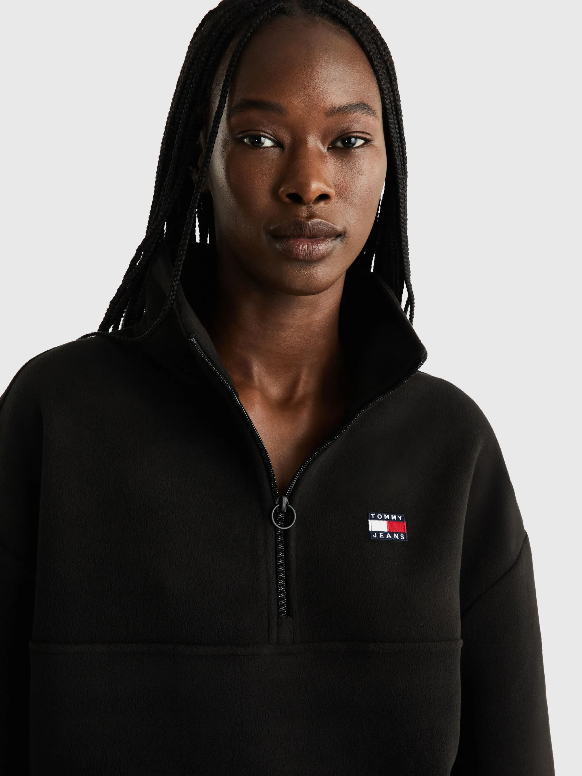 Oversized Badge Polar Fleece | Sweatshirts & Hoodies | Tommy Jeans