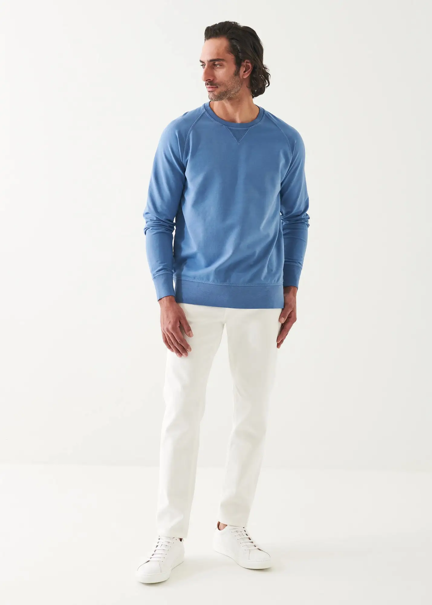 PIMA COTTON FRENCH TERRY SOFT WASH SWEATSHIRT