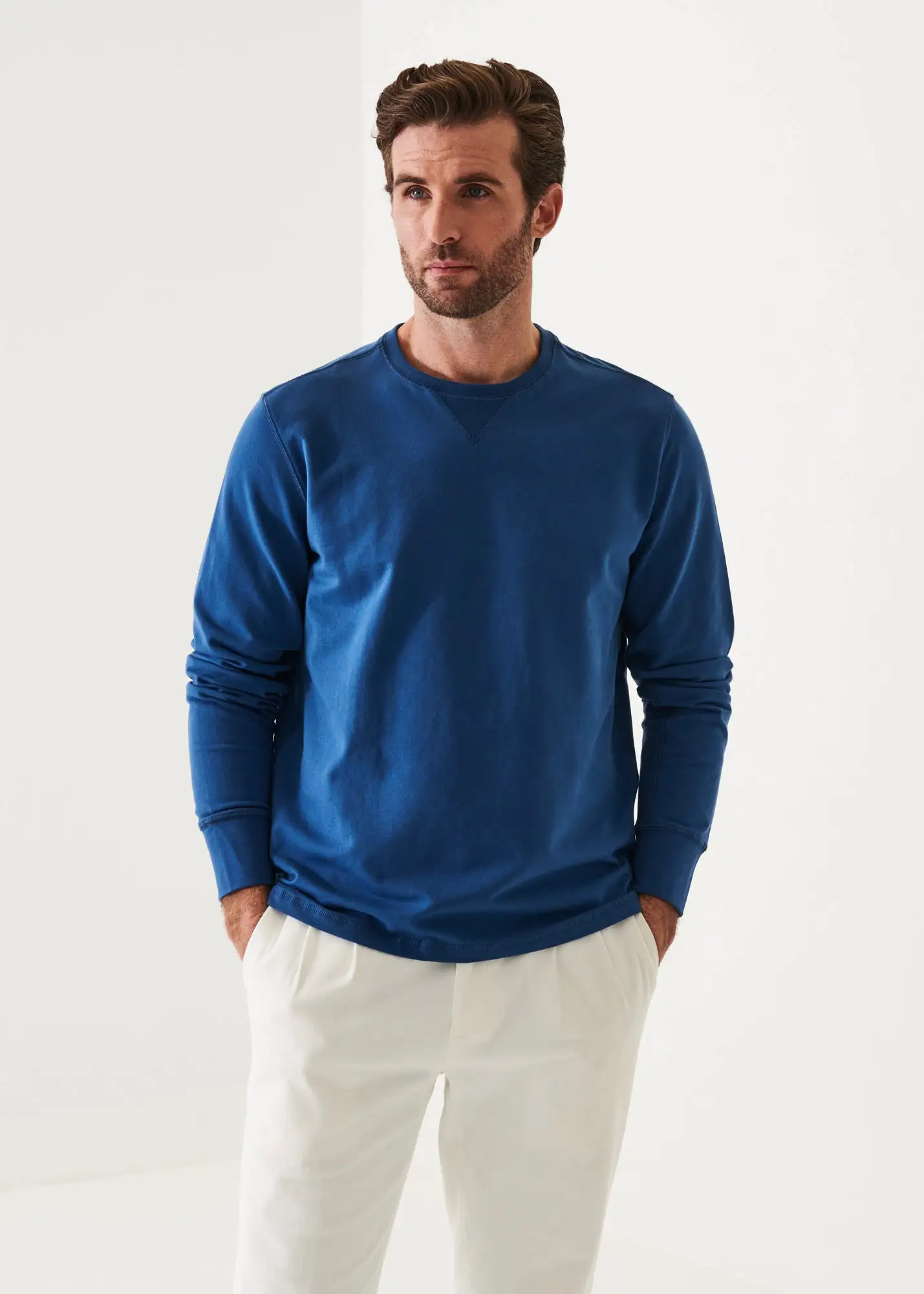 PIMA COTTON FRENCH TERRY SWEATSHIRT