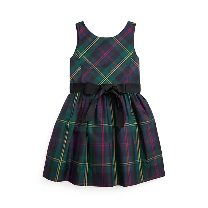 Polo Ralph Lauren Kids Plaid Fit-and-Flare Dress (Toddler/Little Kids)