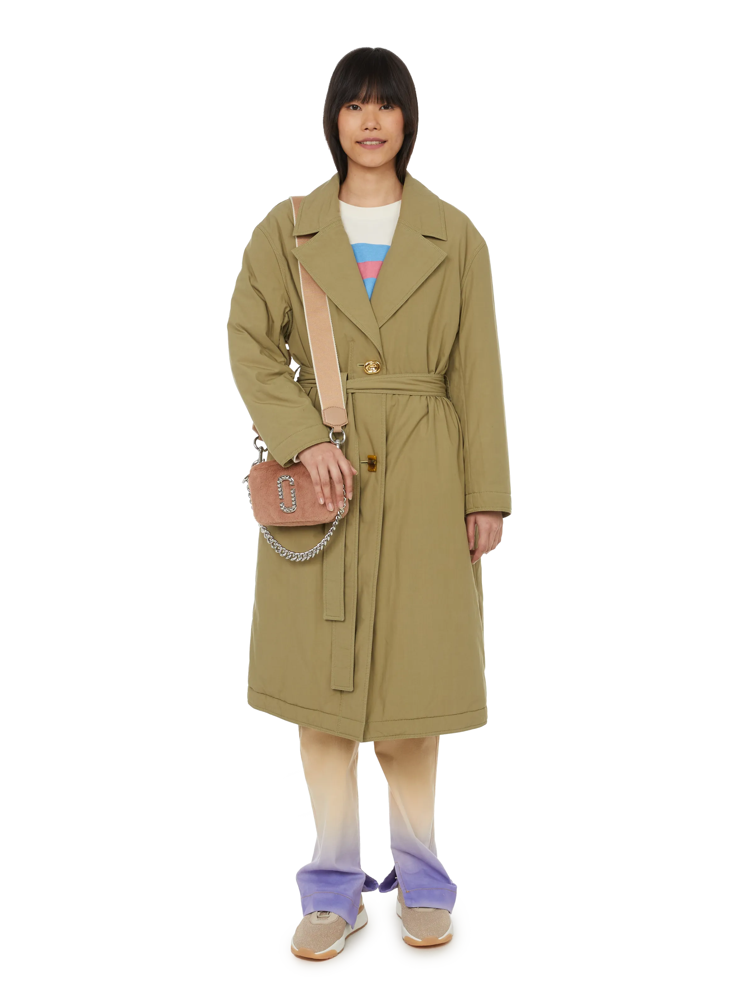 Rejina pyo  Agnes cotton coat - Green