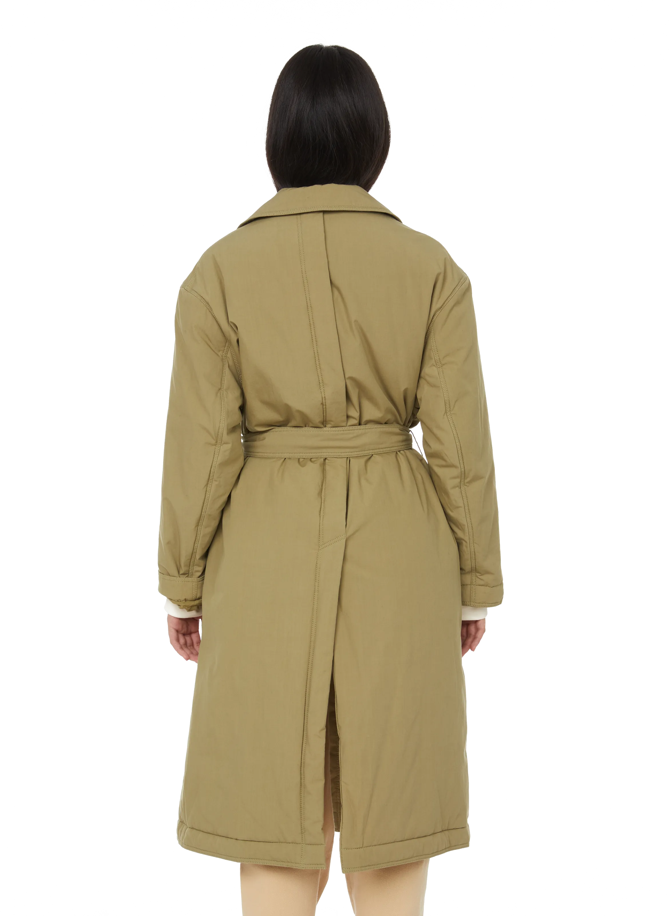 Rejina pyo  Agnes cotton coat - Green