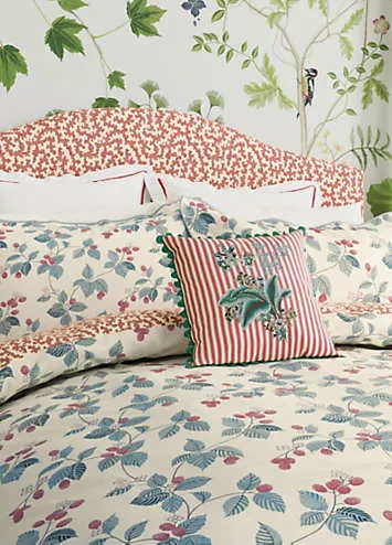 Sanderson Rubus 100% Cotton Sateen 200 Thread Count Duvet Cover Set | Kaleidoscope