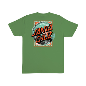 Santa Cruz Breaker Dot T-Shirt - Dill Green