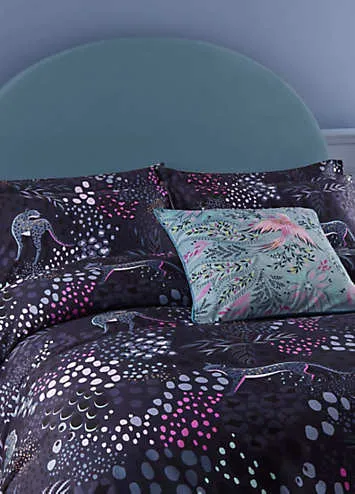 Sara Miller Cheetah 100% Cotton Sateen 220 Thread Count Duvet Thread Set | Kaleidoscope