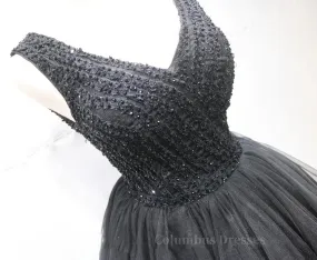 Short Black Lace Prom Dresses, Short Black Lace Homecoming Graduation Dresses