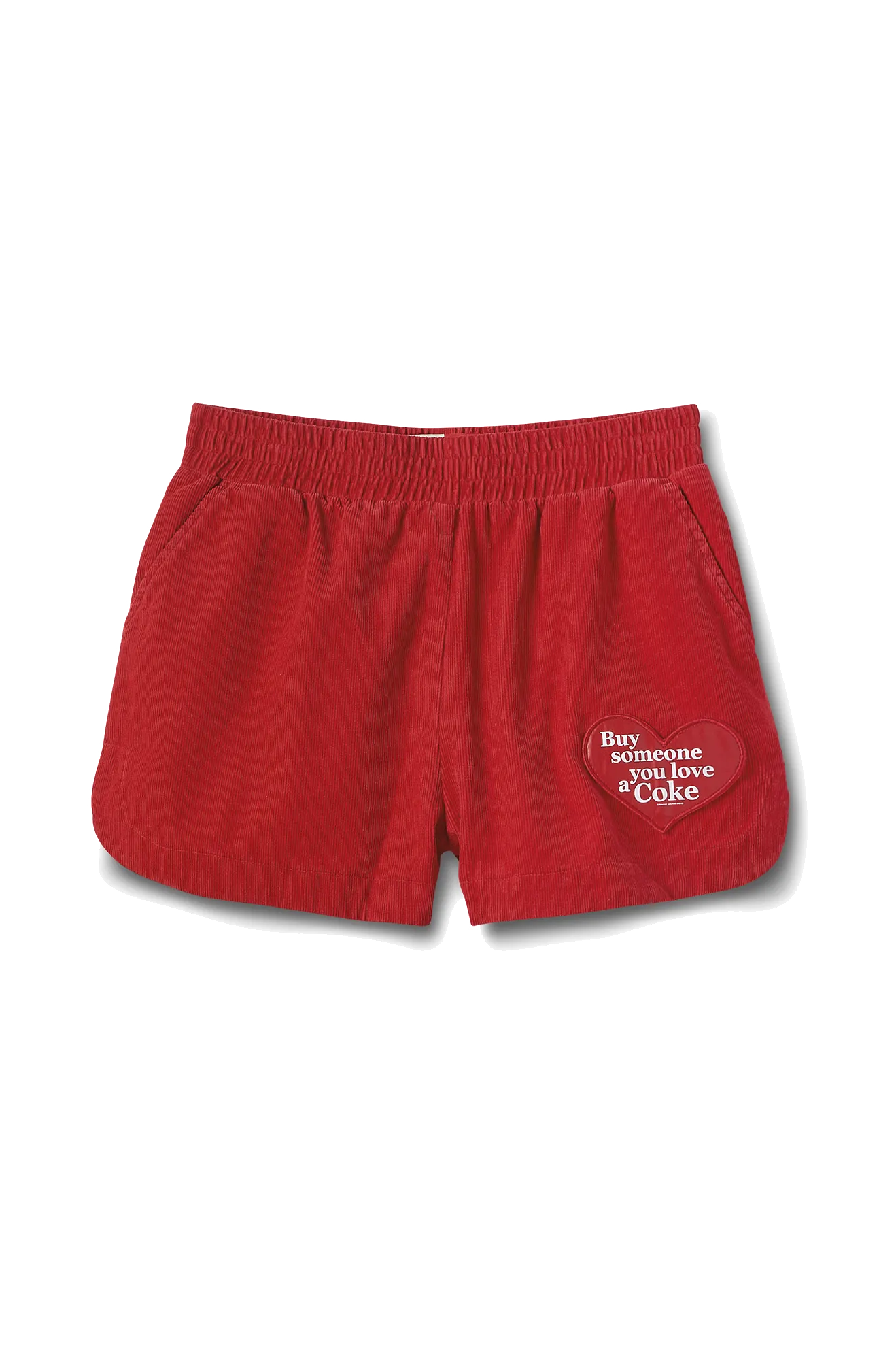 SHORT BRIXTON COCA COLA FEMME RUNNER COKE RED