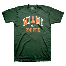 Sniper Gang Canes T-shirt (Hurricane Green)