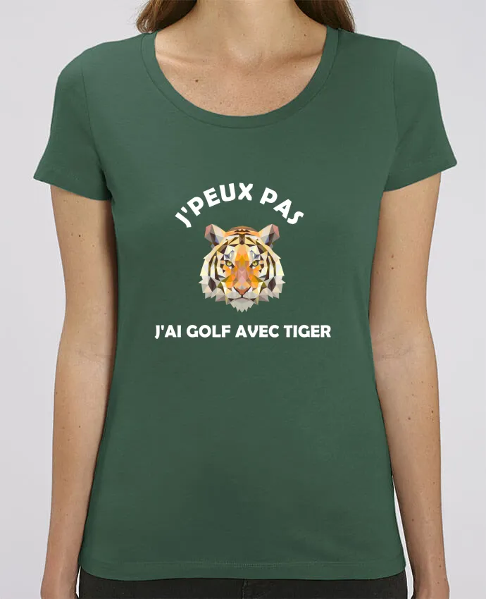 T-Shirt en coton bio J'PEUX PAS J'AI GOLF AVEC TIGER