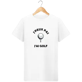 T-Shirt en coton bio J'PEUX PAS J'AI GOLF