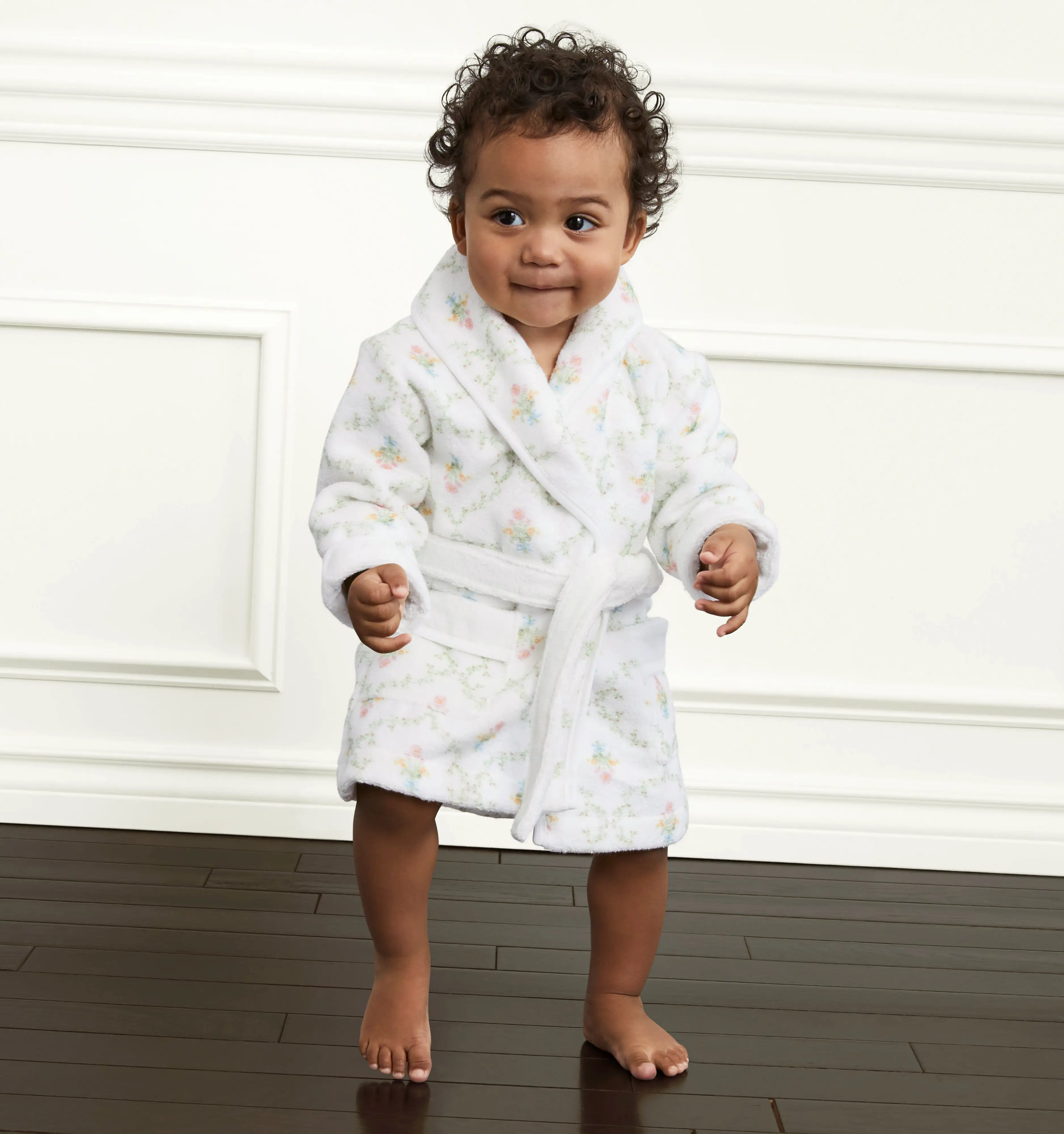 The Baby Hotel Robe - Pastel Trellis