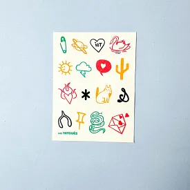 The Tiny Doodles - Temporary tattoos