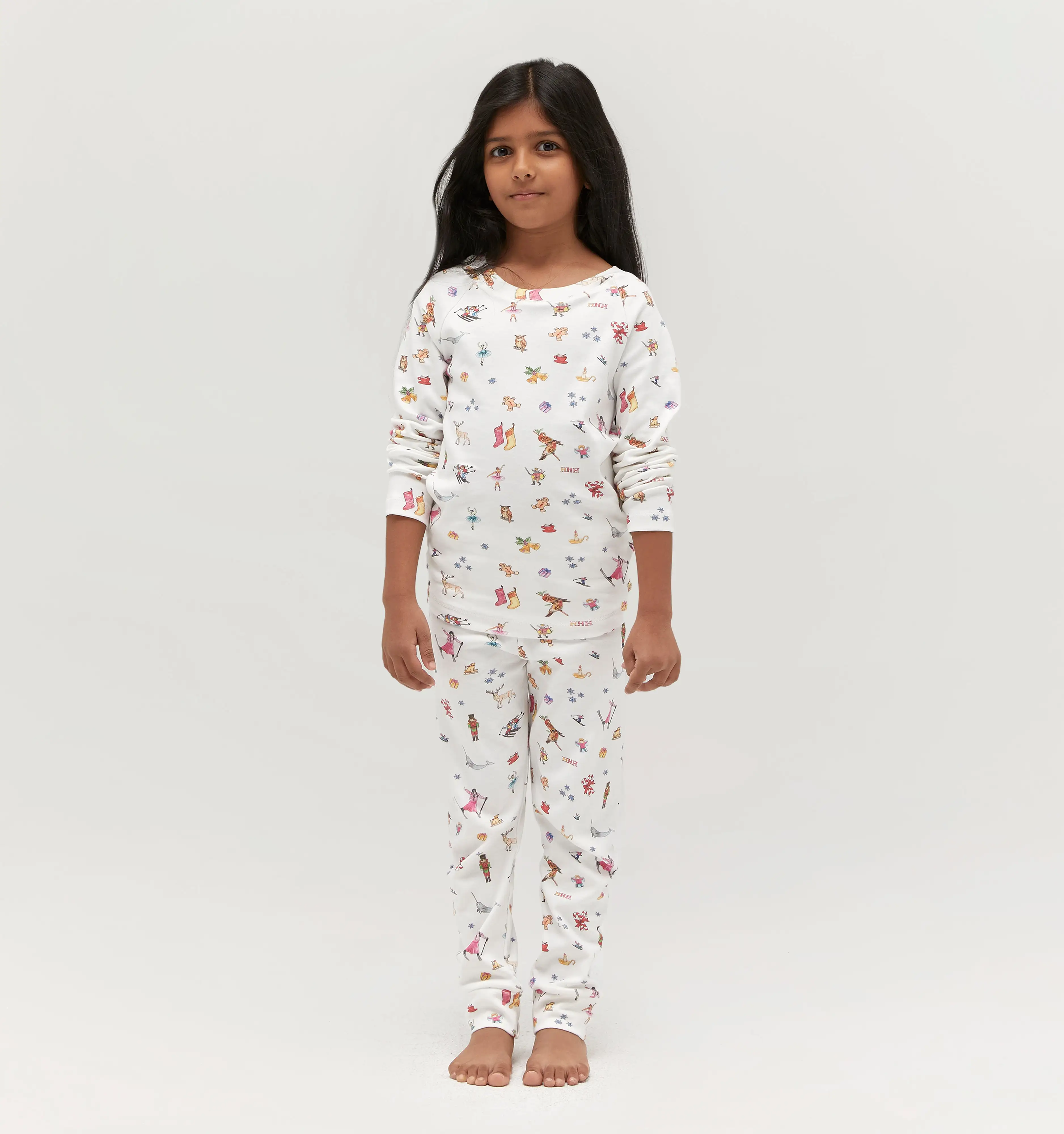 The Tiny Holiday Pajama Set - Skier’s Delight