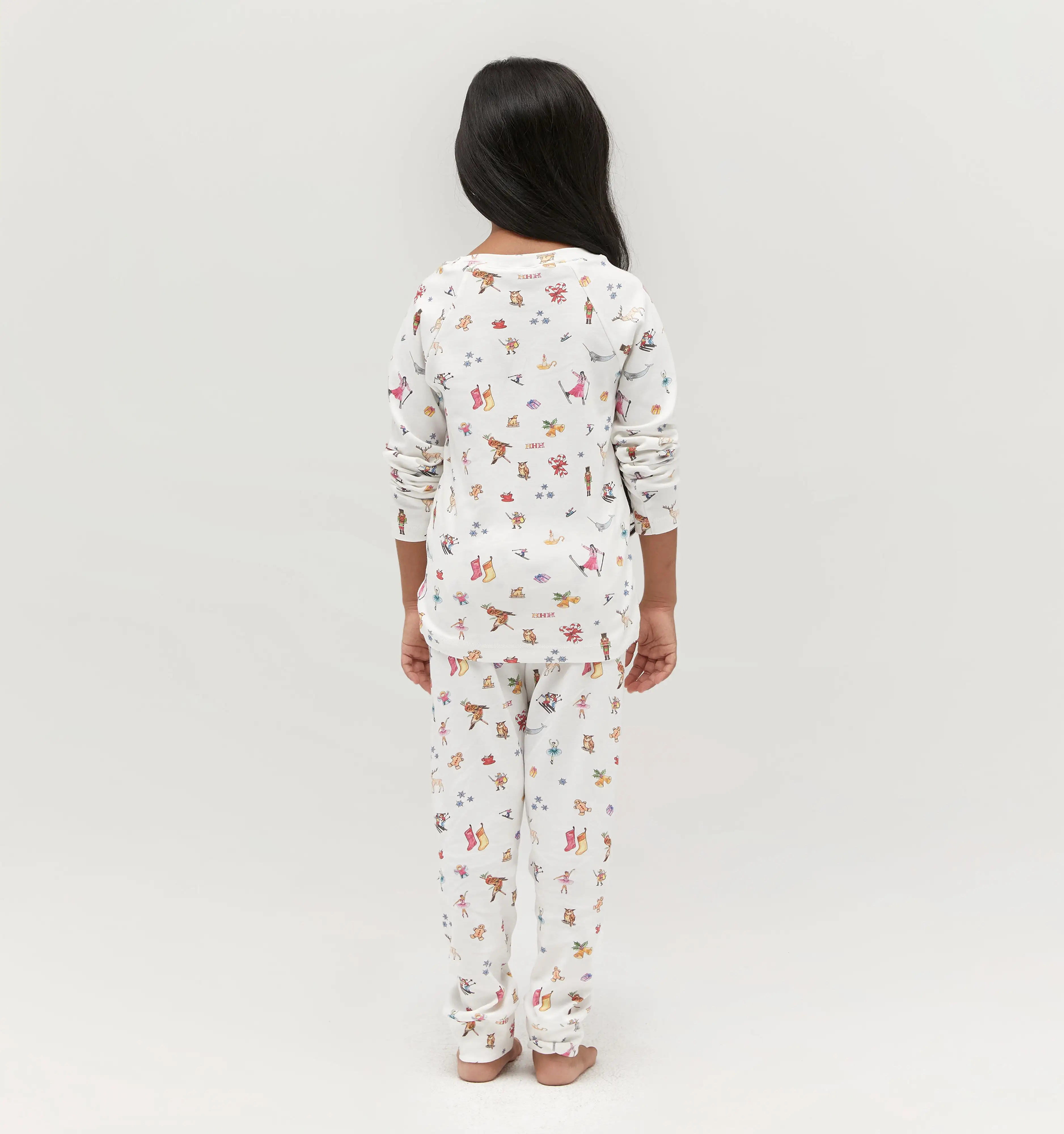 The Tiny Holiday Pajama Set - Skier’s Delight