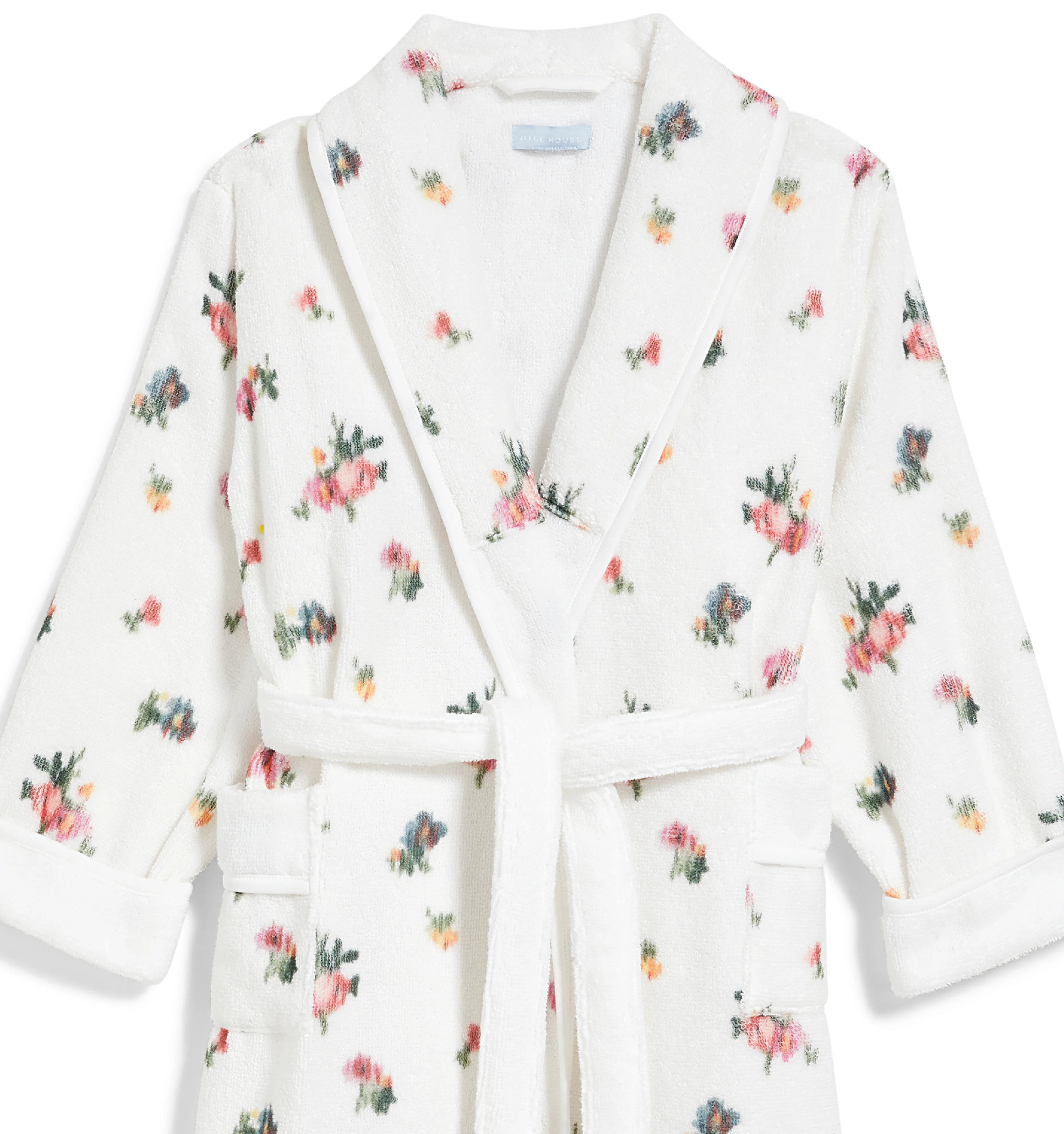 The Tiny Hotel Robe - Ivory Ikat Floral