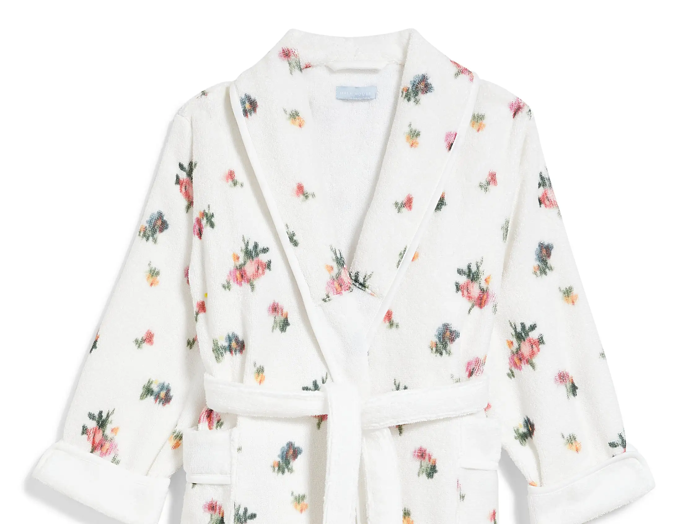 The Tiny Hotel Robe - Ivory Ikat Floral