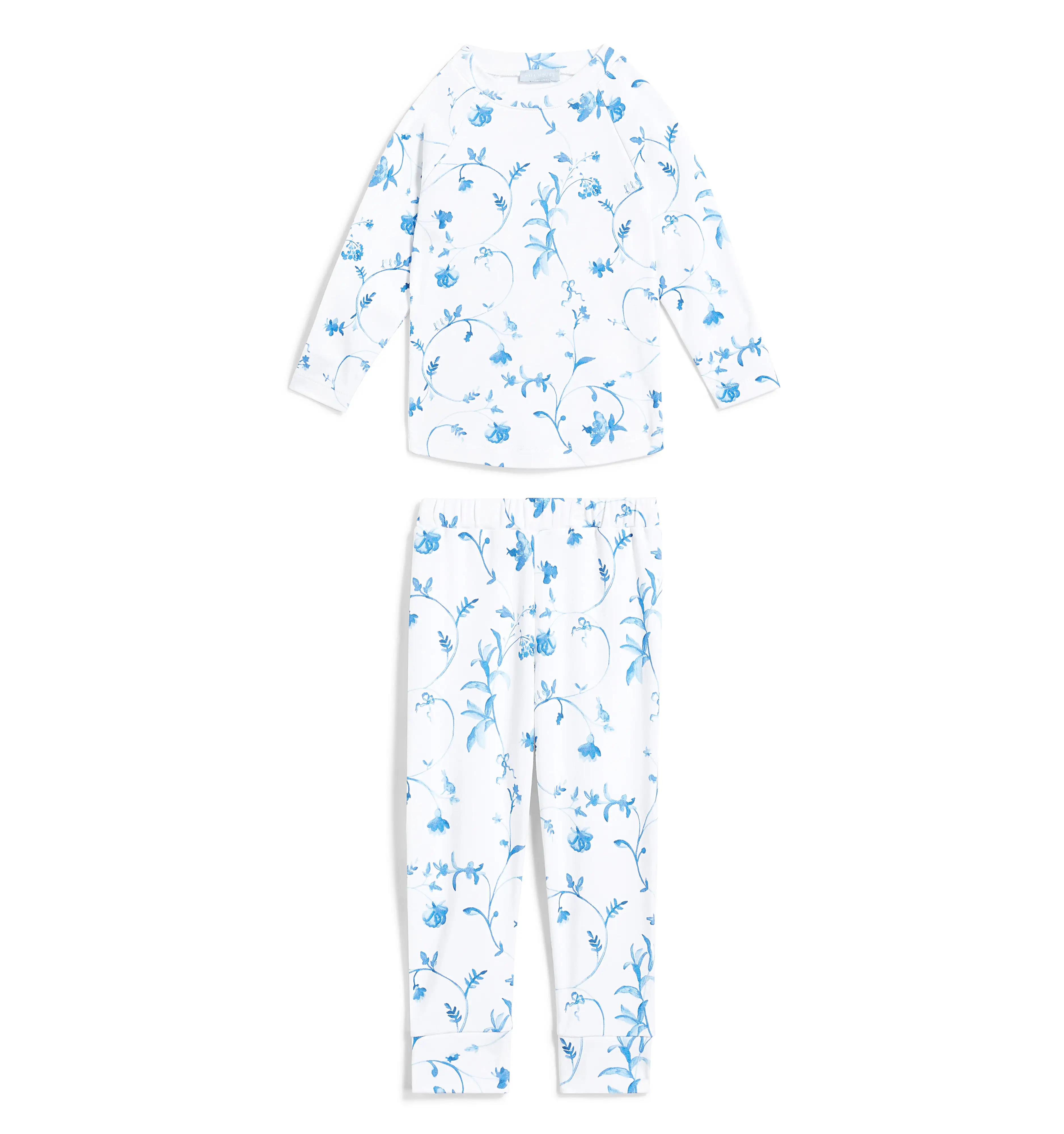 The Tiny PJ Set - Blue Botanical