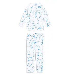 The Tiny PJ Set - Blue Botanical