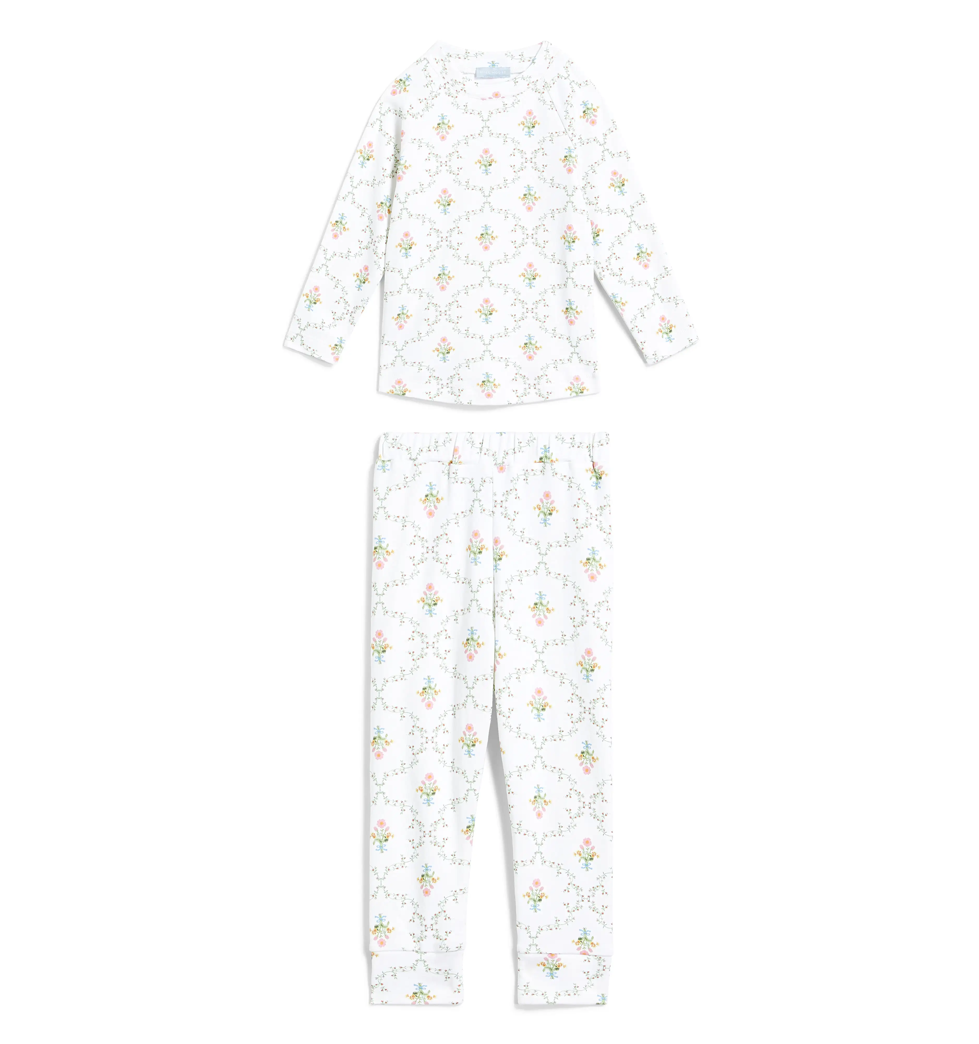 The Tiny PJ Set - Pastel Trellis