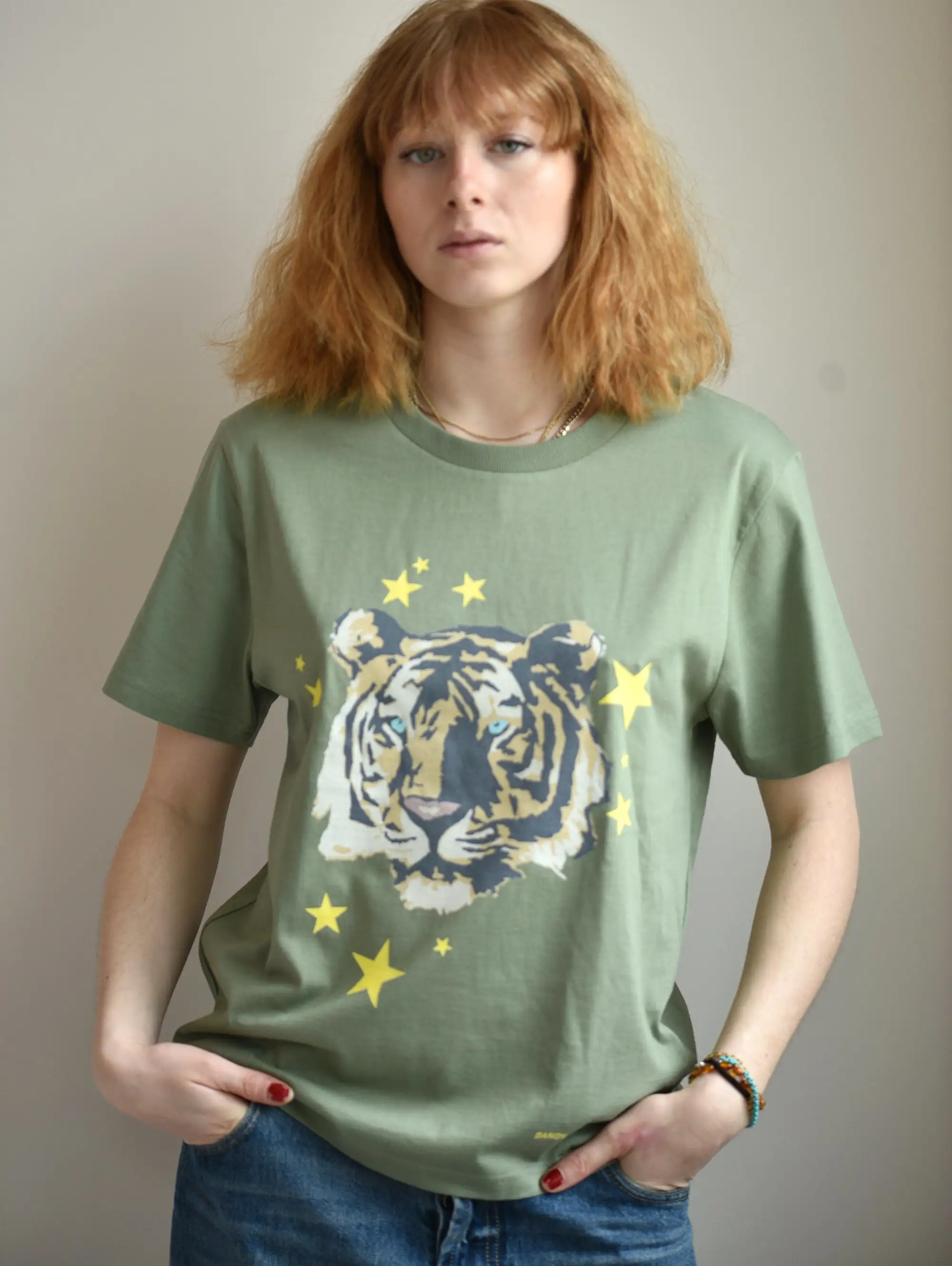 TIGER GREEN T-SHIRT