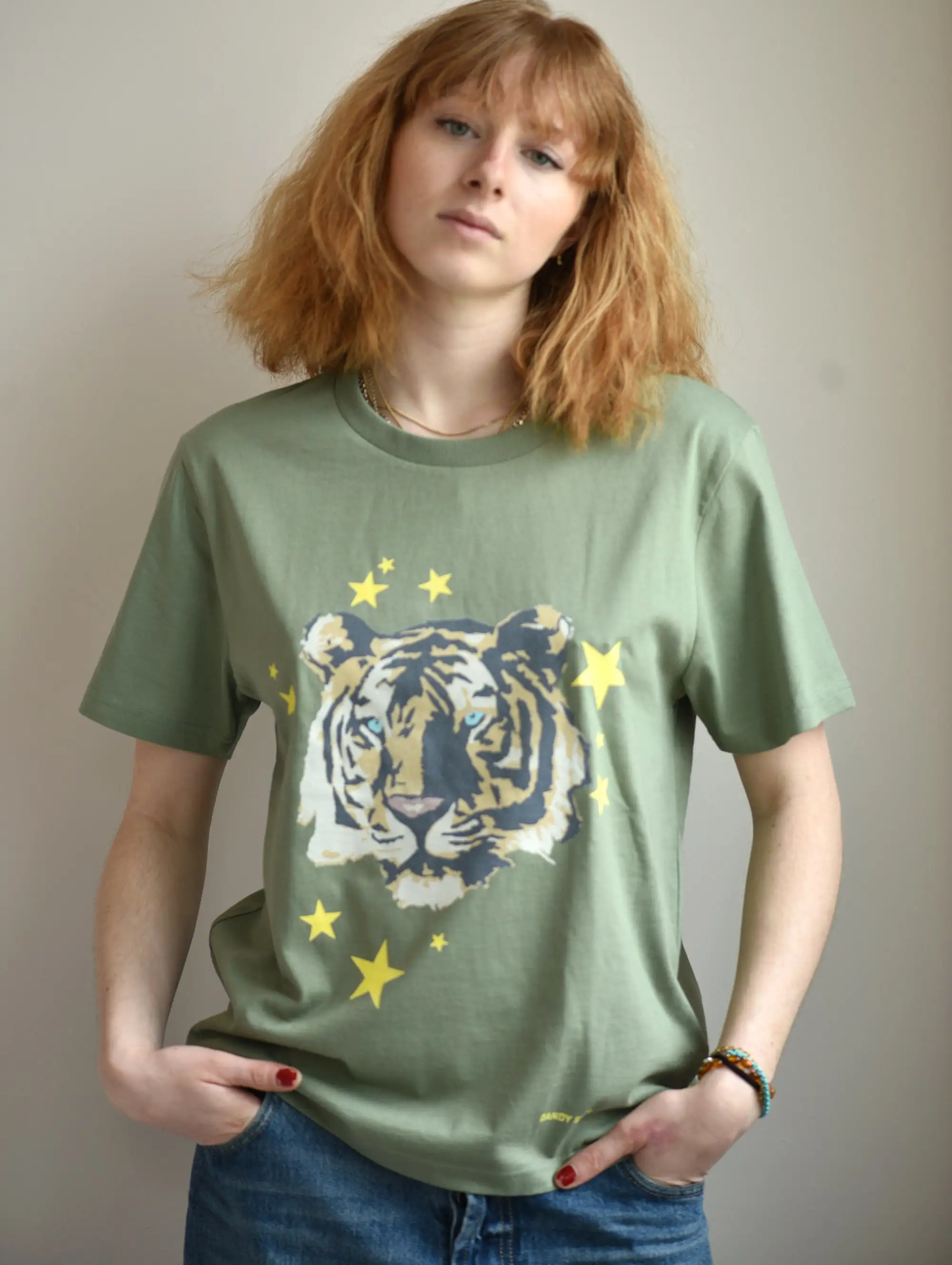 TIGER GREEN T-SHIRT