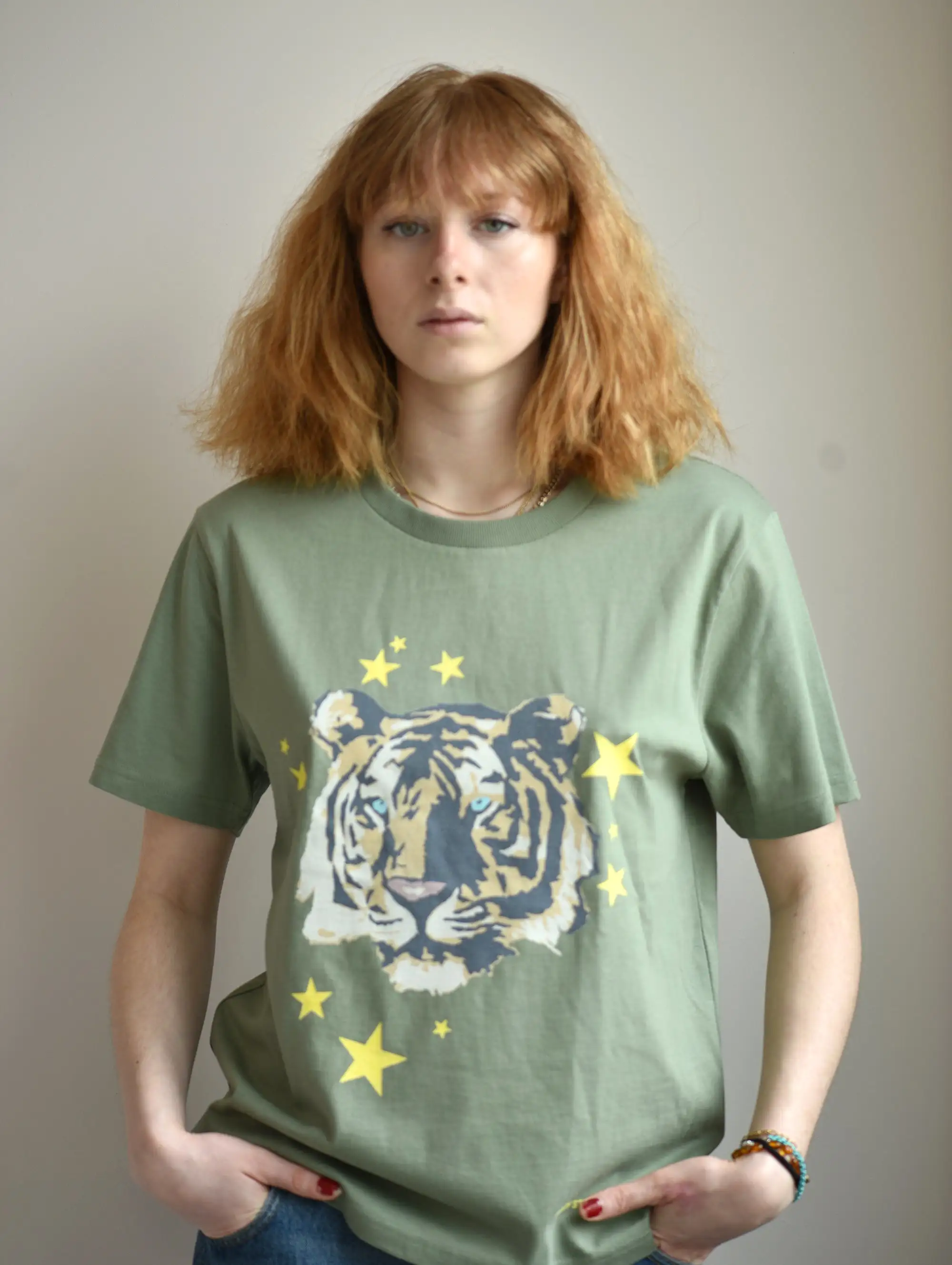 TIGER GREEN T-SHIRT