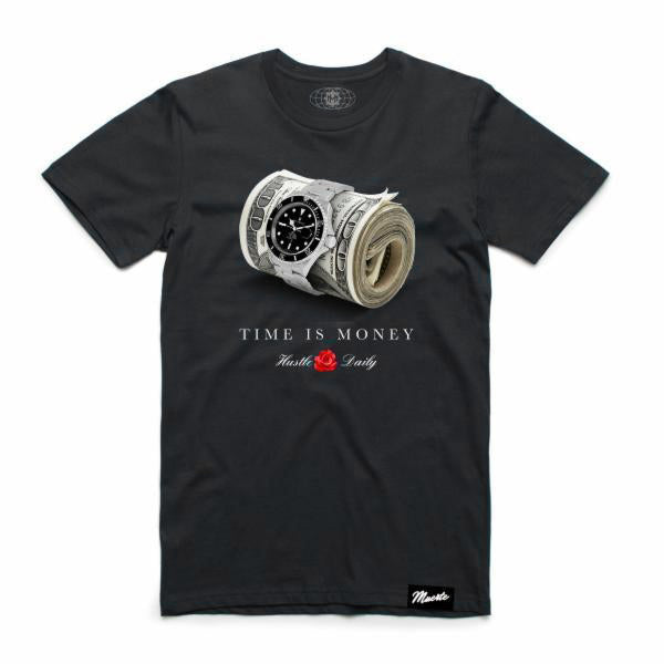 Time Is Money Tee Black