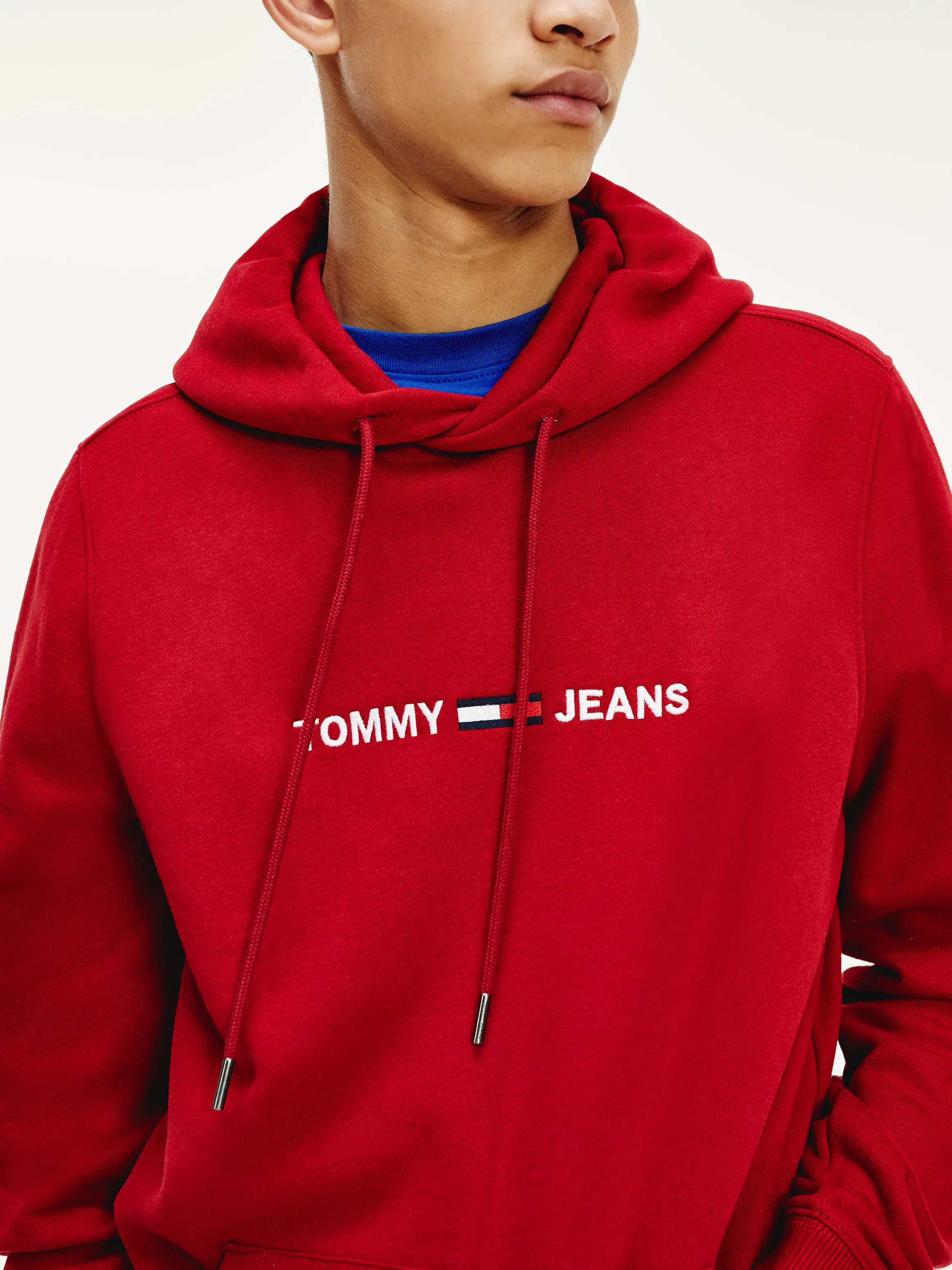 Tommy Jeans Straight Logo Hoodie | Sweatshirts & Hoodies | Tommy Hilfiger