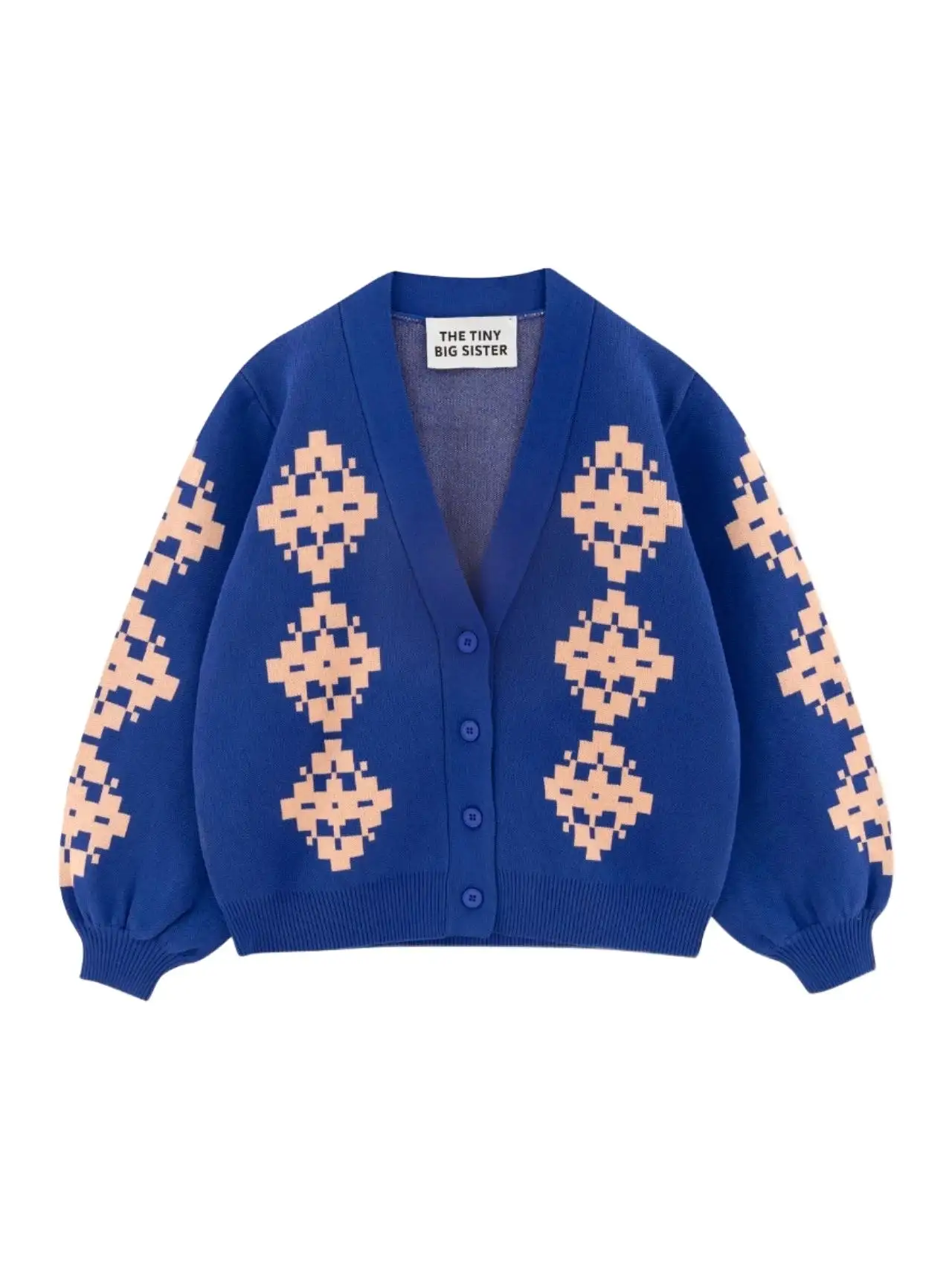 Ultramarine Nora Jacquard Cardigan