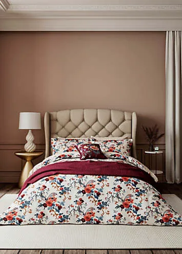 V & A Chinoiserie Charm 100% BCI Cotton Sateen 200 Thread Count Cover Set | Kaleidoscope