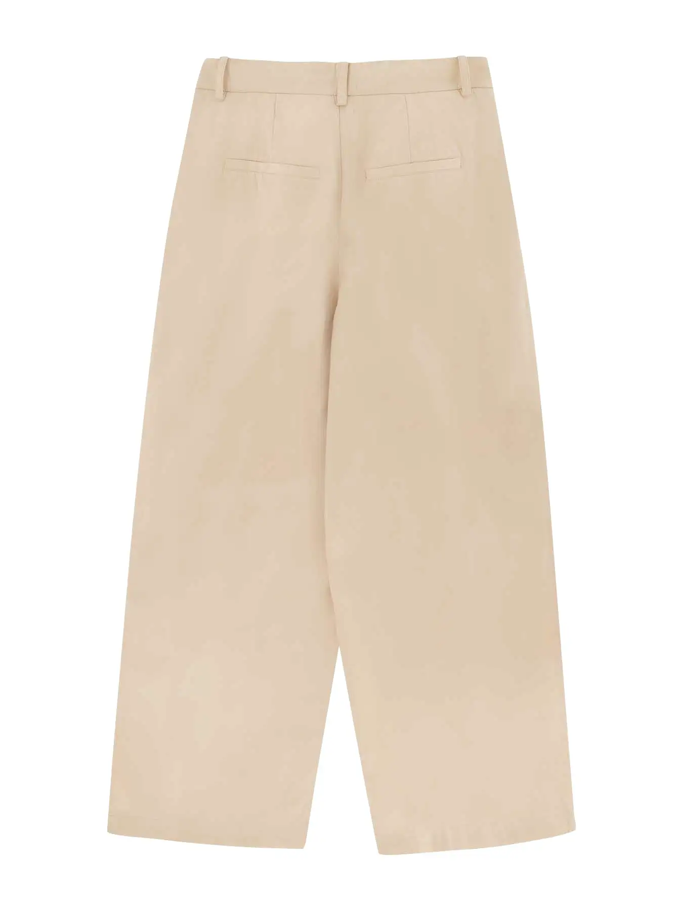 Vanilla Pleated Trousers