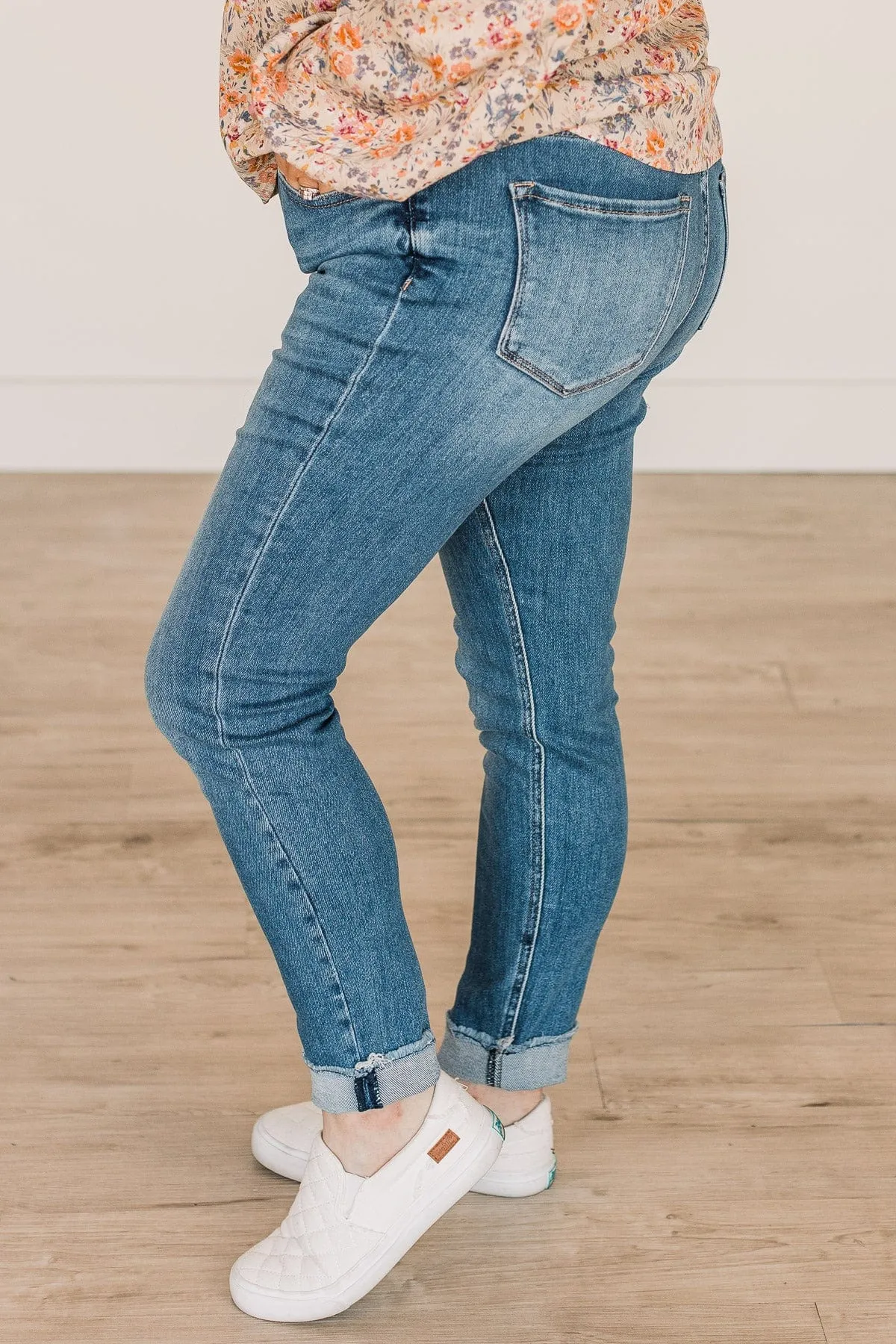 Vervet Mid-Rise Skinny Jeans- Vera Wash