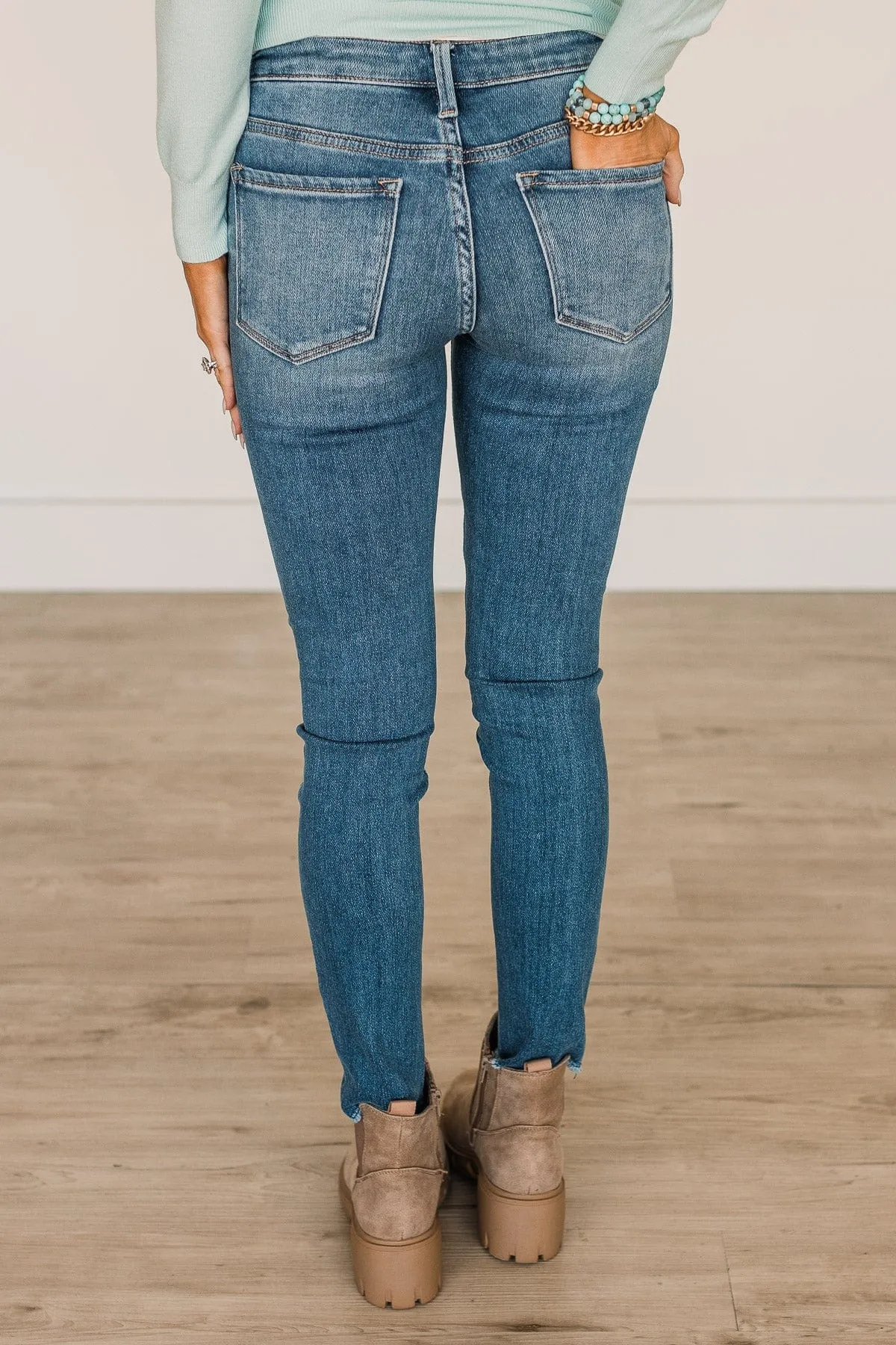 Vervet Mid-Rise Skinny Jeans- Vera Wash