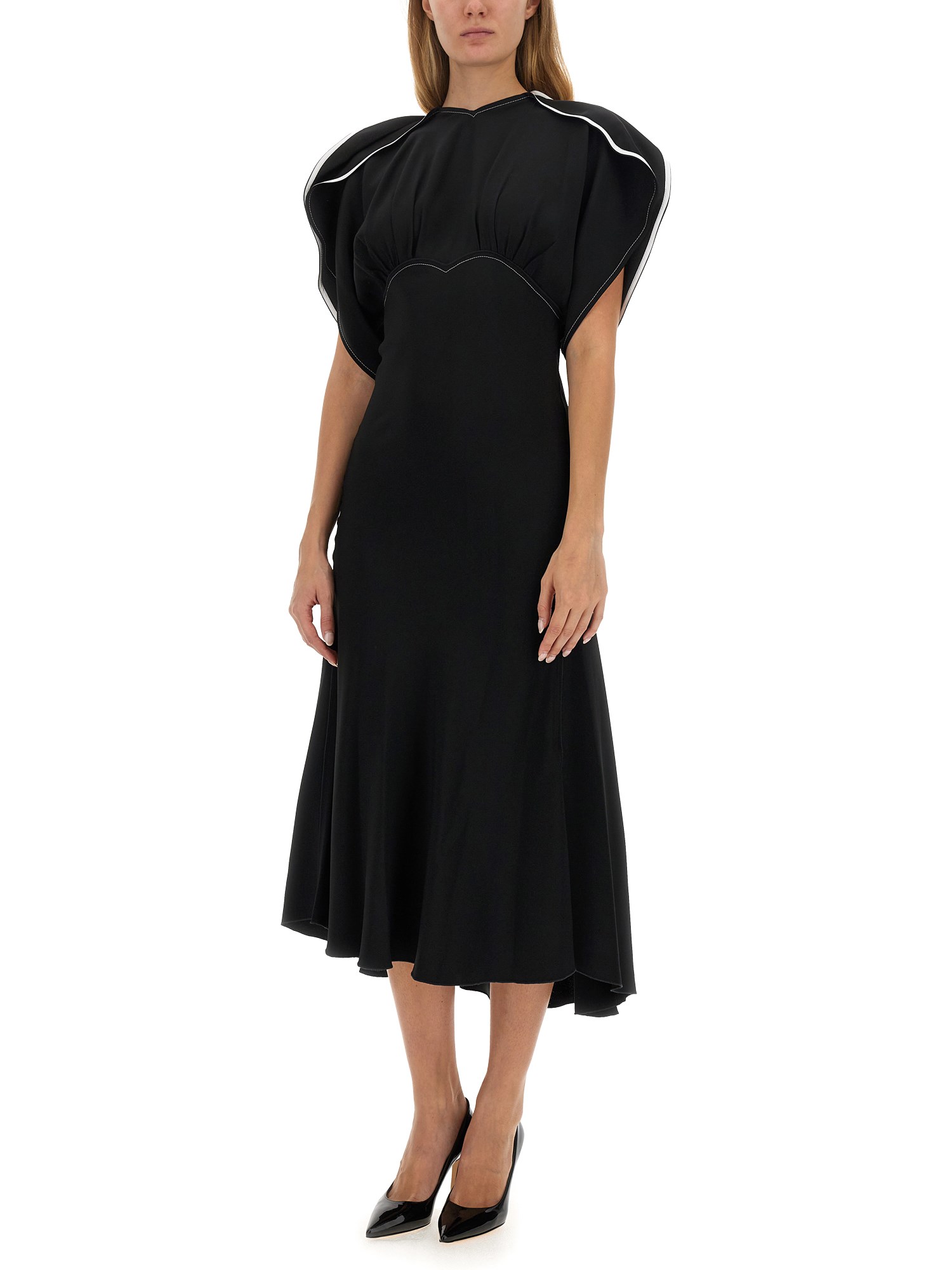 VICTORIA BECKHAM    MIDI DRESS