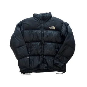 Vintage Black The North Face (TNF) Puffer Coat - Medium